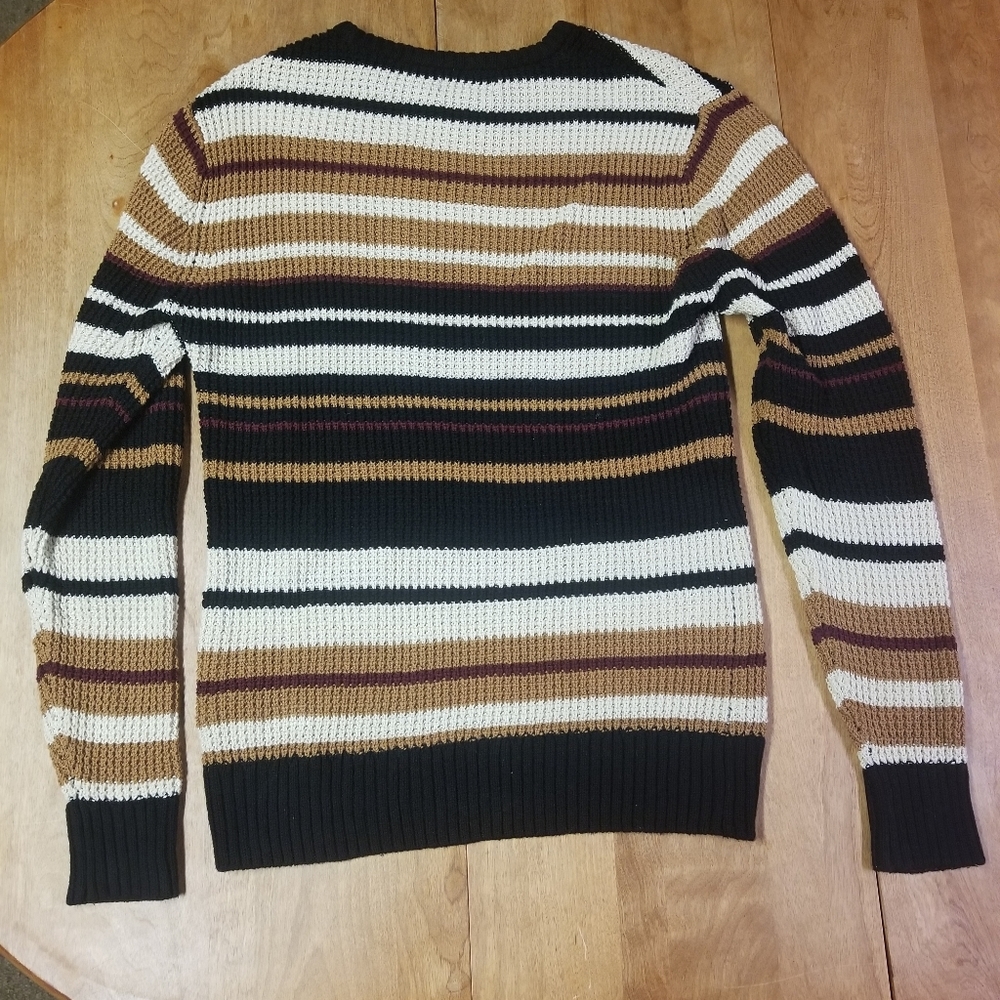 Carbon Striped Knitted Sweater